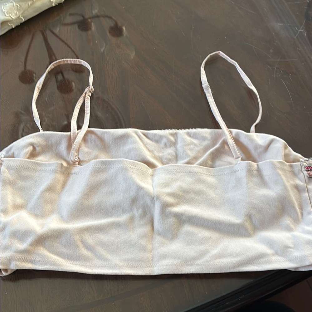 Zara’s Embellished Beaded Crop Top size L - Picture 2 of 4